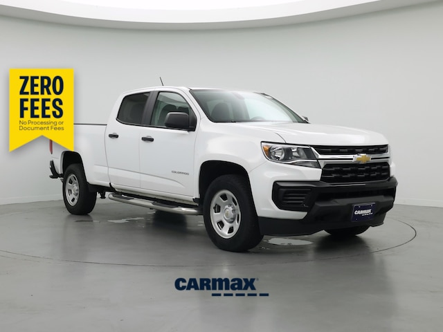 White 2021 Chevrolet Colorado Pickup Truck Four-Wheel Drive Automatic