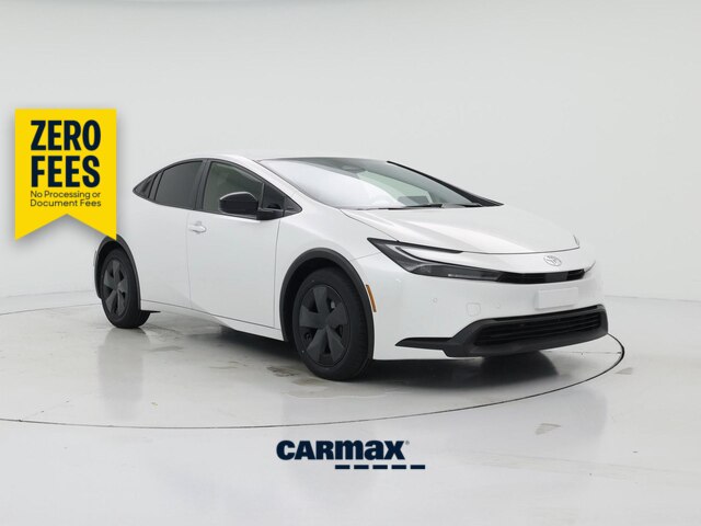 White 2024 Toyota Prius Hatchback Front-Wheel Drive Automatic