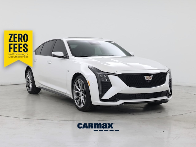 White 2025 Cadillac CT5 Sedan Rear-Wheel Drive Automatic