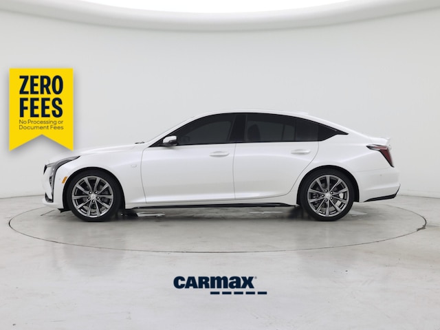 White 2025 Cadillac CT5 Sedan Rear-Wheel Drive Automatic