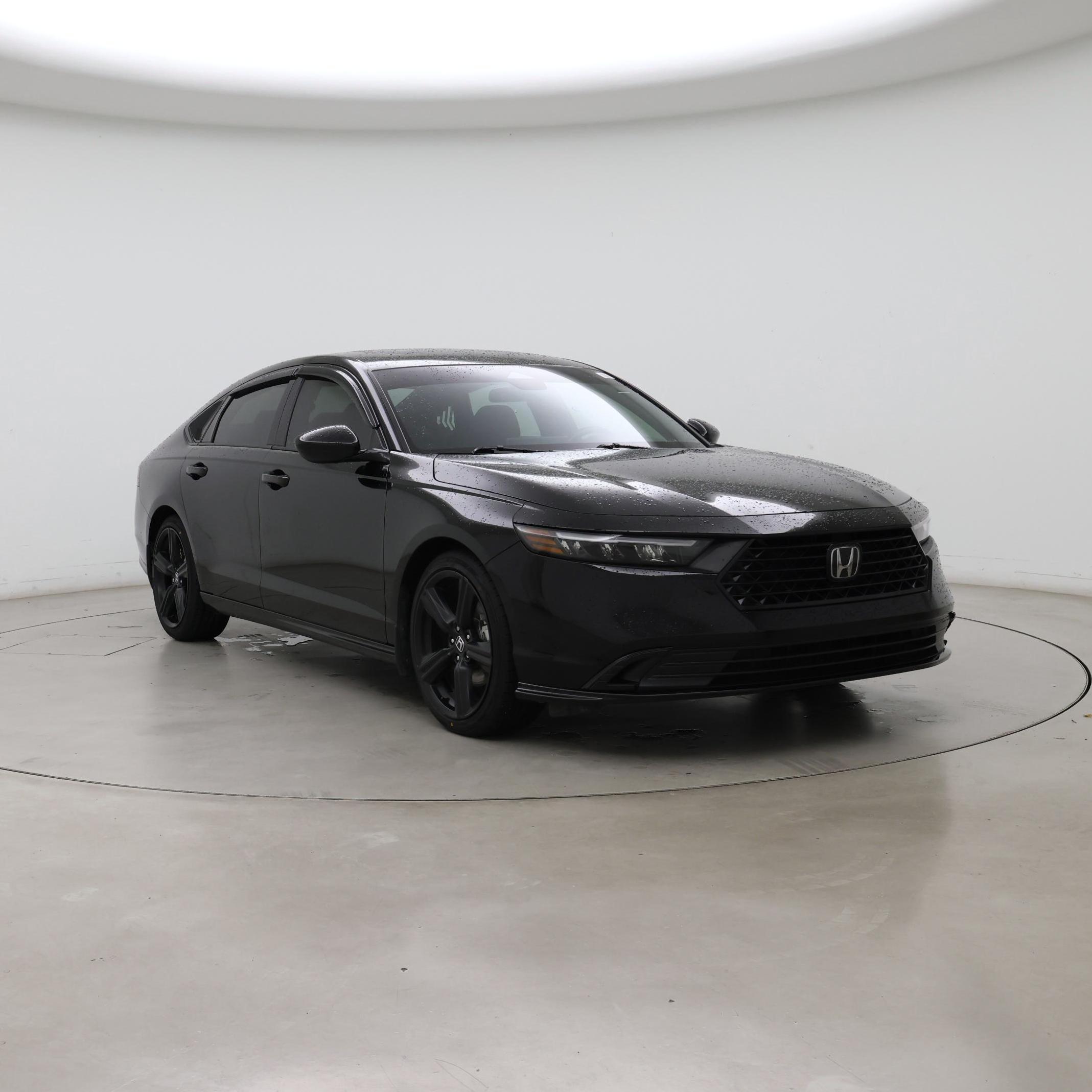 Black 2025 Honda Accord Hybrid Sedan Front-Wheel Drive Automatic
