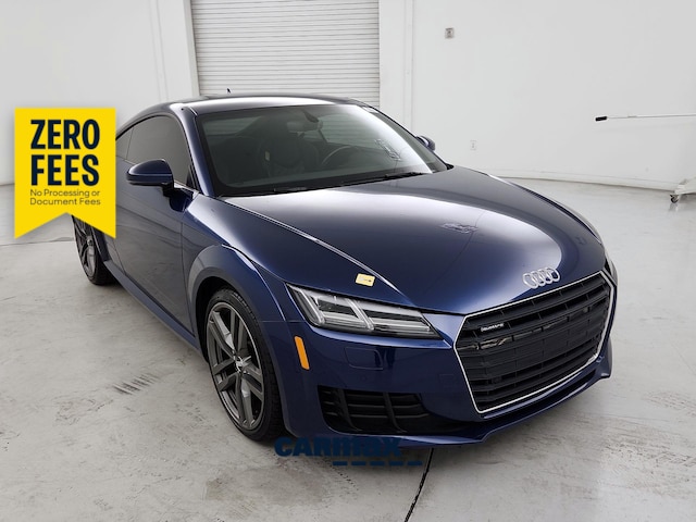 Blue 2017 Audi TT Coupe All-Wheel Drive Automatic
