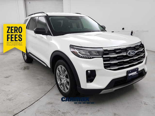 White 2025 Ford Explorer SUV / Crossover All-Wheel Drive Automatic