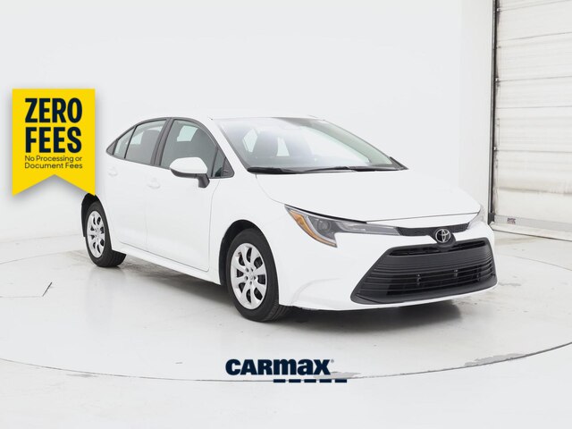 White 2025 Toyota Corolla Sedan Front-Wheel Drive Automatic