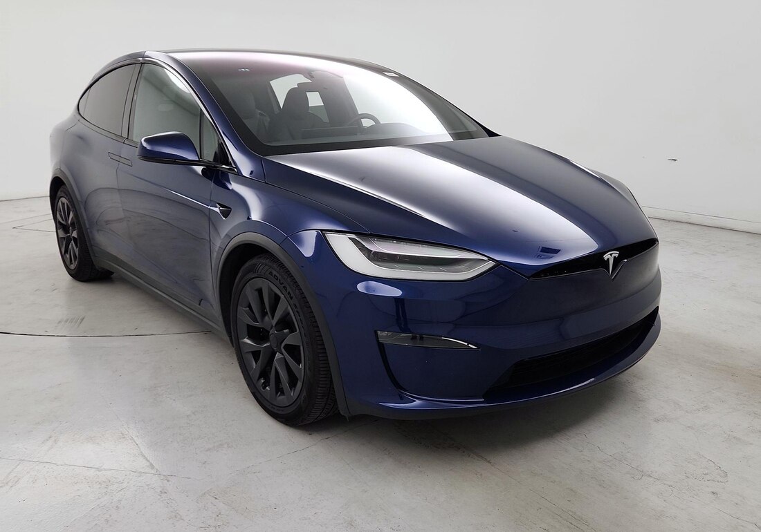 2023 Tesla Model X Long Range in Blue — CarMax photo