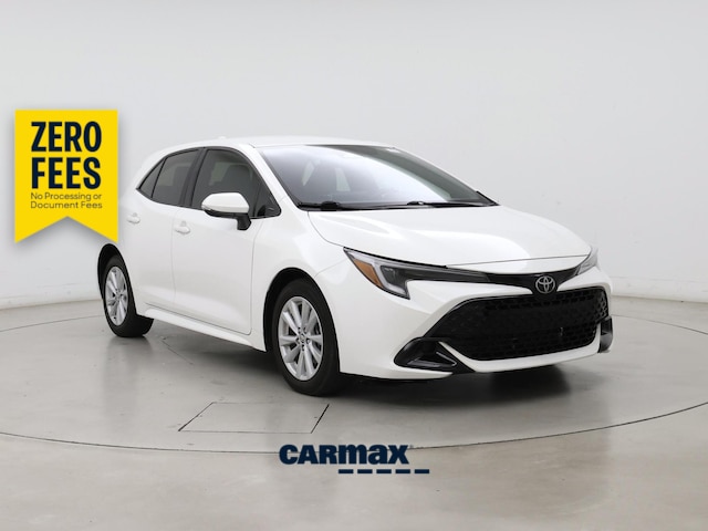 White 2024 Toyota Corolla Hatchback Hatchback Front-Wheel Drive Automatic