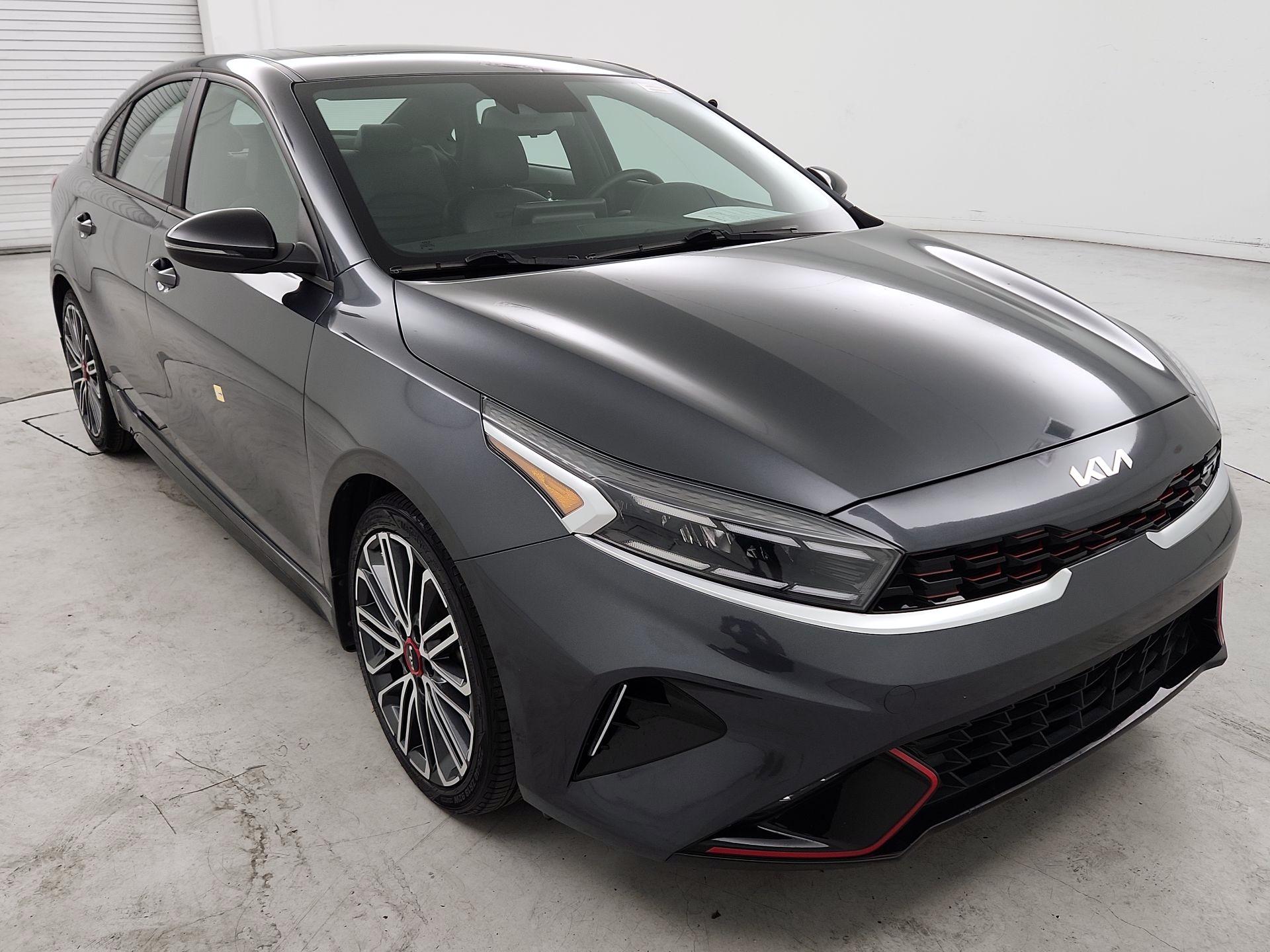 Gray 2022 Kia Forte Sedan Front-Wheel Drive Manual