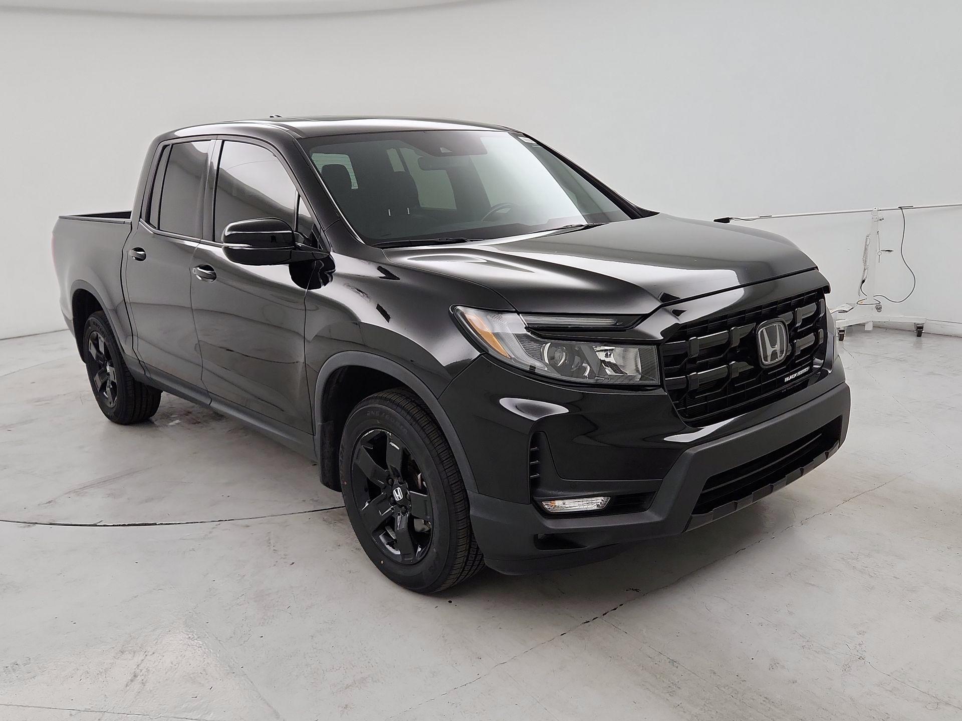 Black 2024 Honda Ridgeline Pickup Truck All-Wheel Drive Automatic