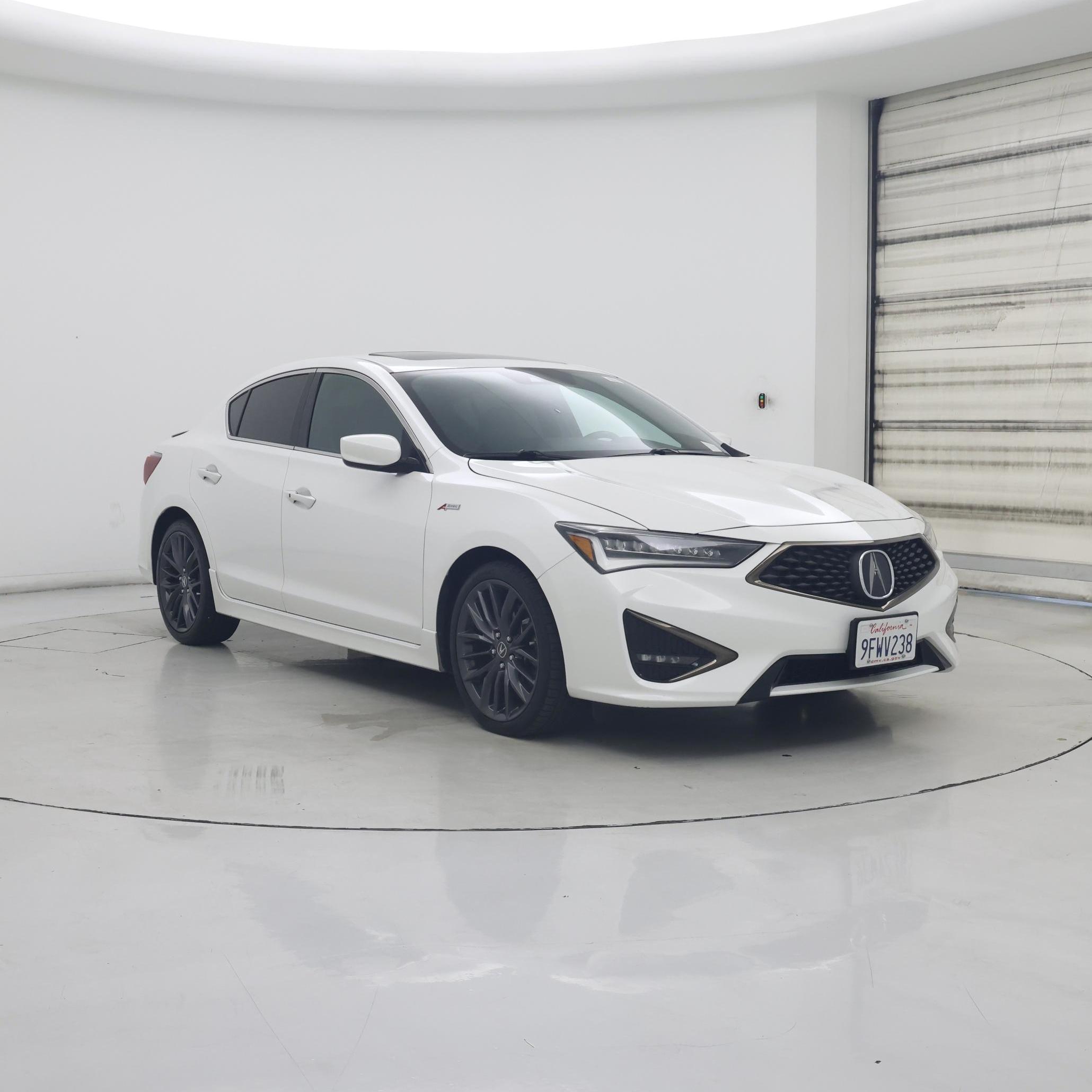 White 2022 Acura ILX Sedan Front-Wheel Drive Automatic