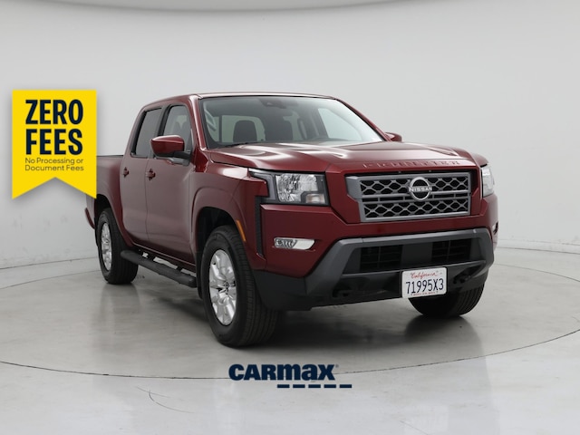 Red 2024 Nissan Frontier Pickup Truck Four-Wheel Drive Automatic