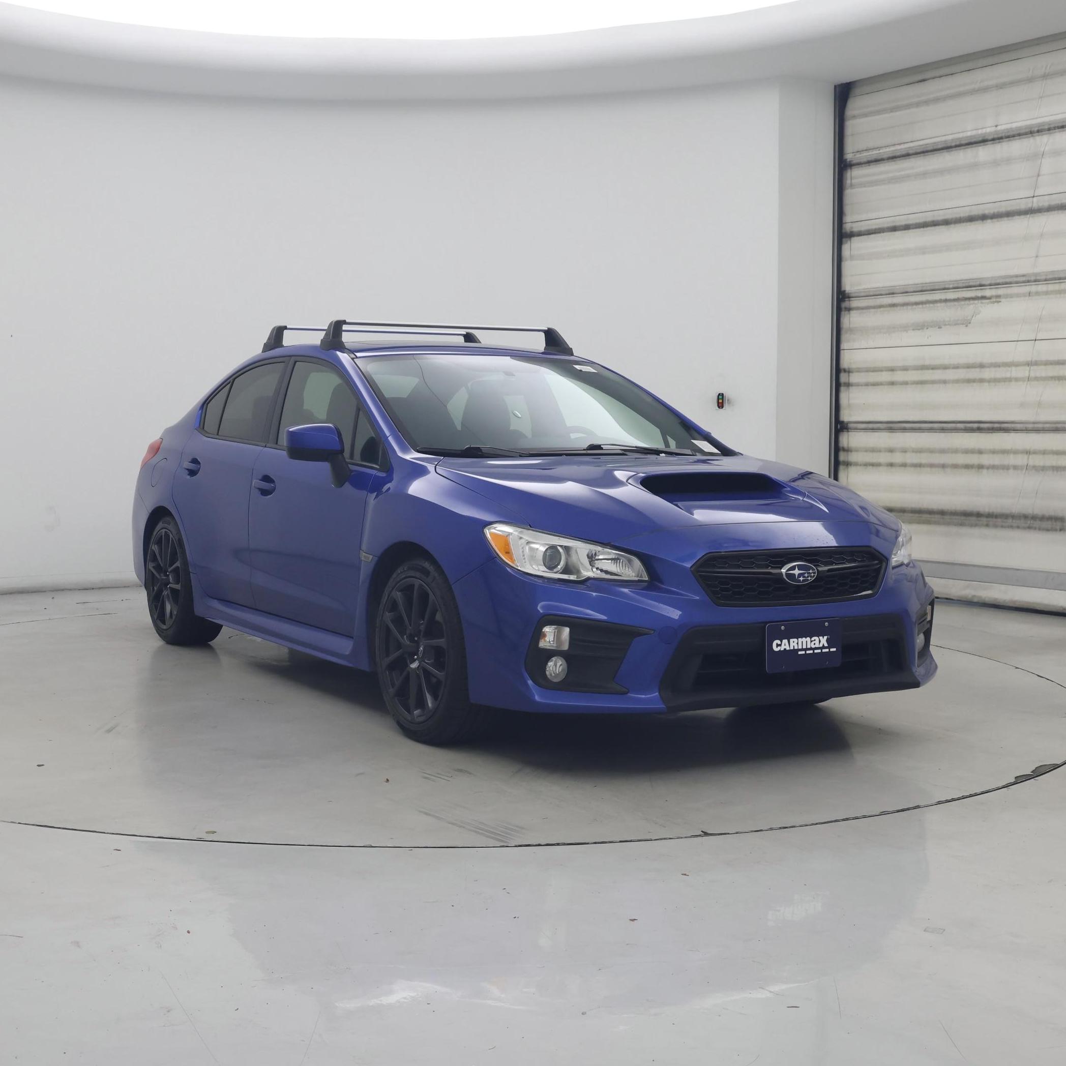 Blue 2021 Subaru WRX Sedan All-Wheel Drive Manual