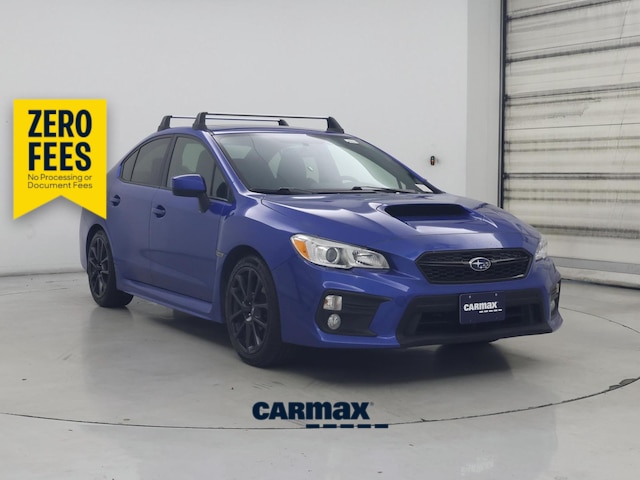 Blue 2021 Subaru WRX Sedan All-Wheel Drive Manual