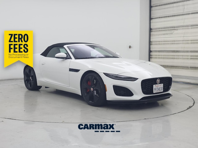 White 2022 Jaguar F-TYPE Convertible Rear-Wheel Drive Automatic