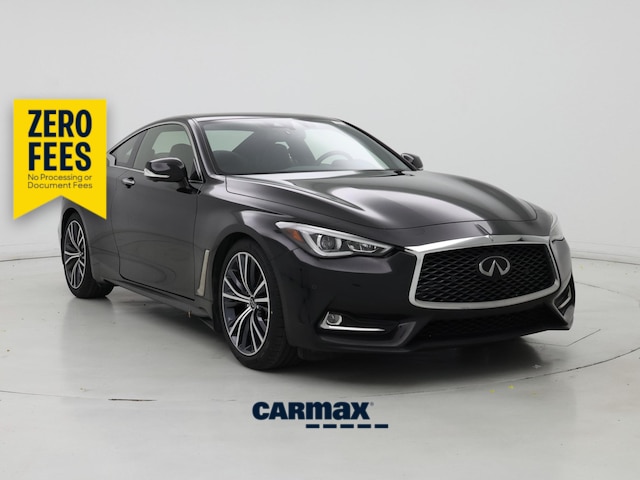 Black 2022 INFINITI Q60 Coupe Rear-Wheel Drive Automatic