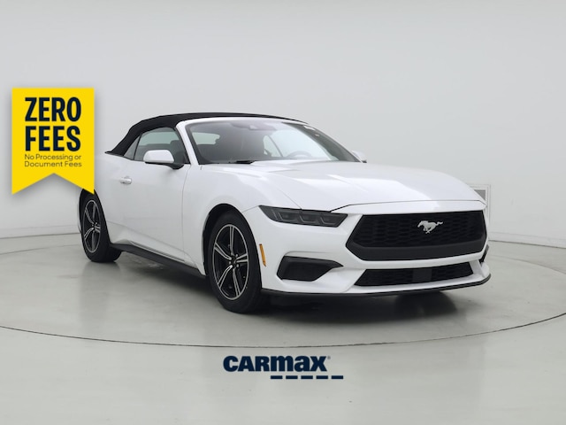 White 2025 Ford Mustang Convertible Rear-Wheel Drive Automatic