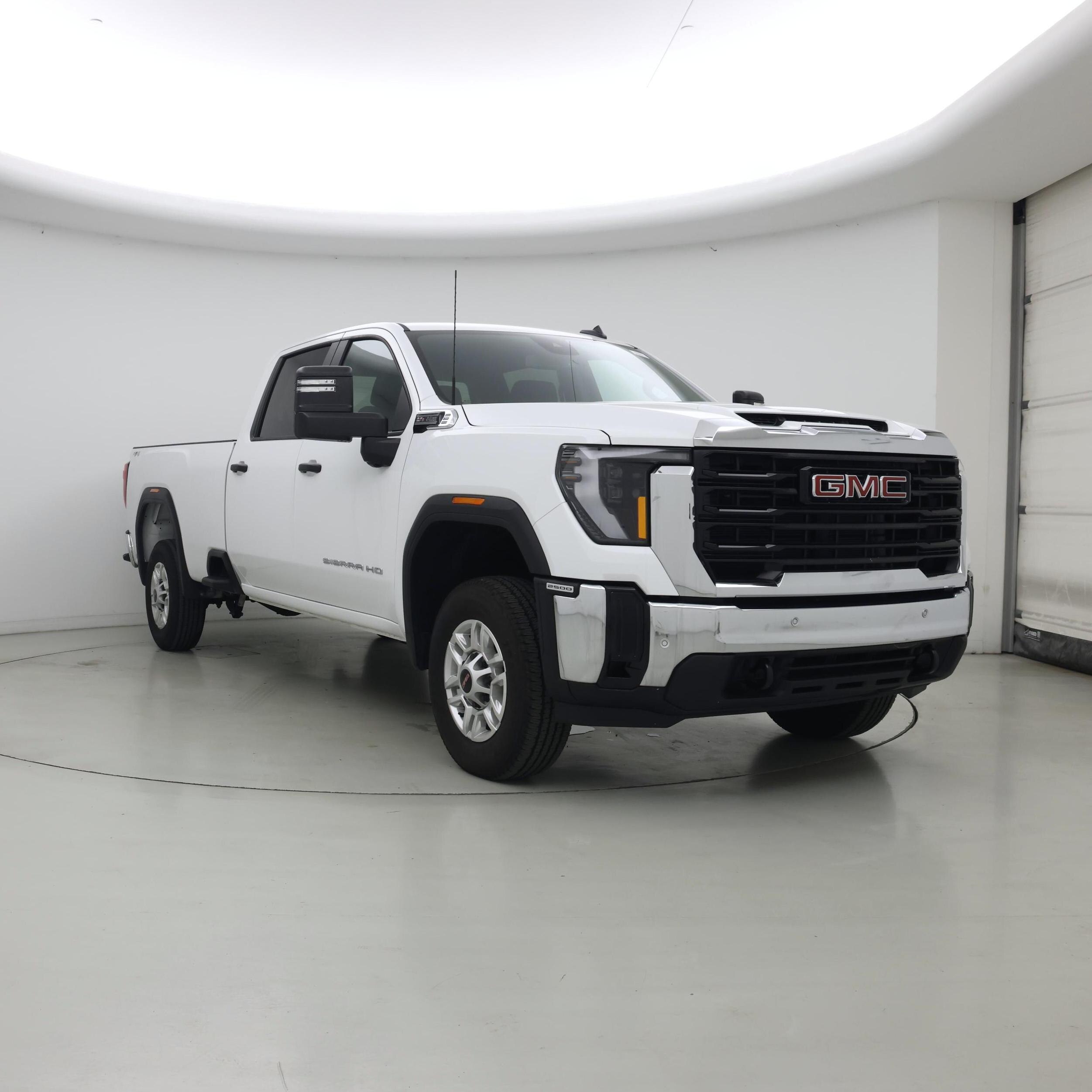 White 2025 GMC Sierra 2500HD Pickup Truck Four-Wheel Drive Automatic