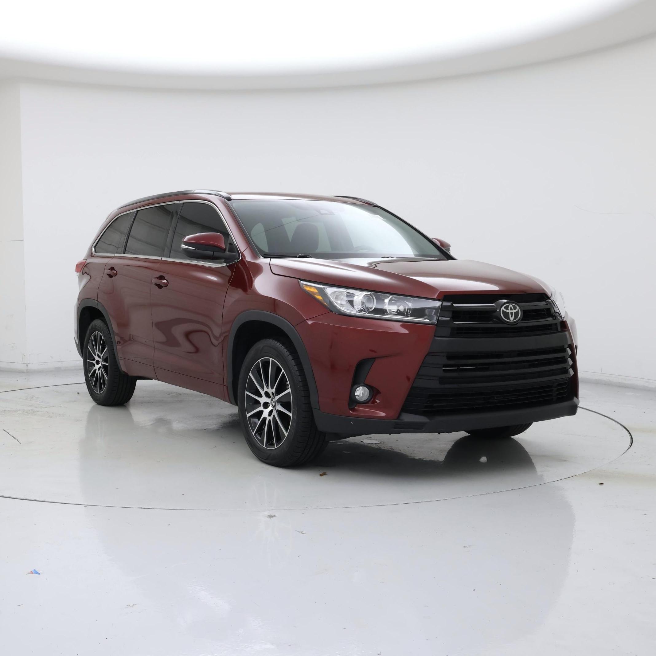 Red 2017 Toyota Highlander SUV / Crossover Front-Wheel Drive Automatic