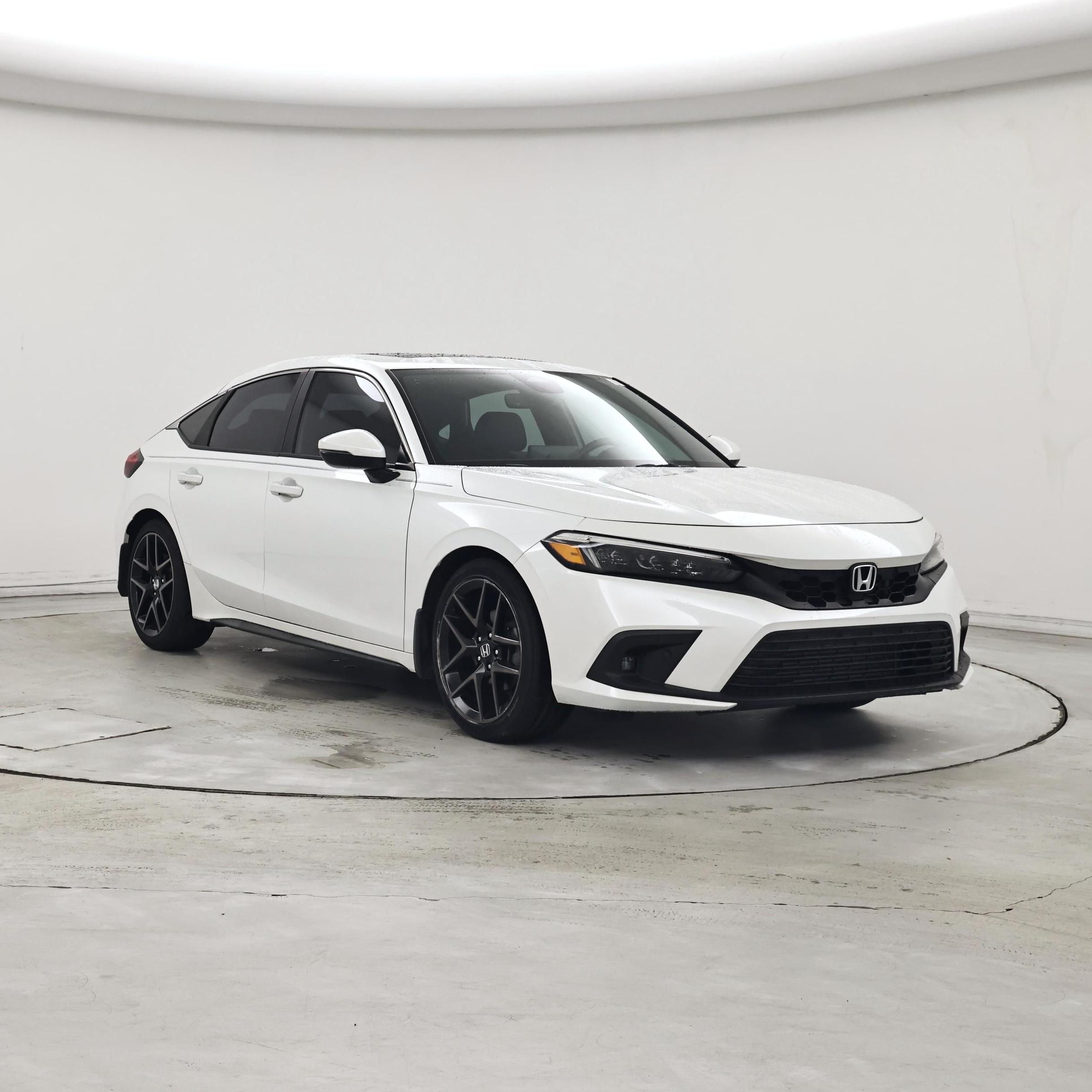 White 2023 Honda Civic Hatchback Hatchback Front-Wheel Drive Automatic