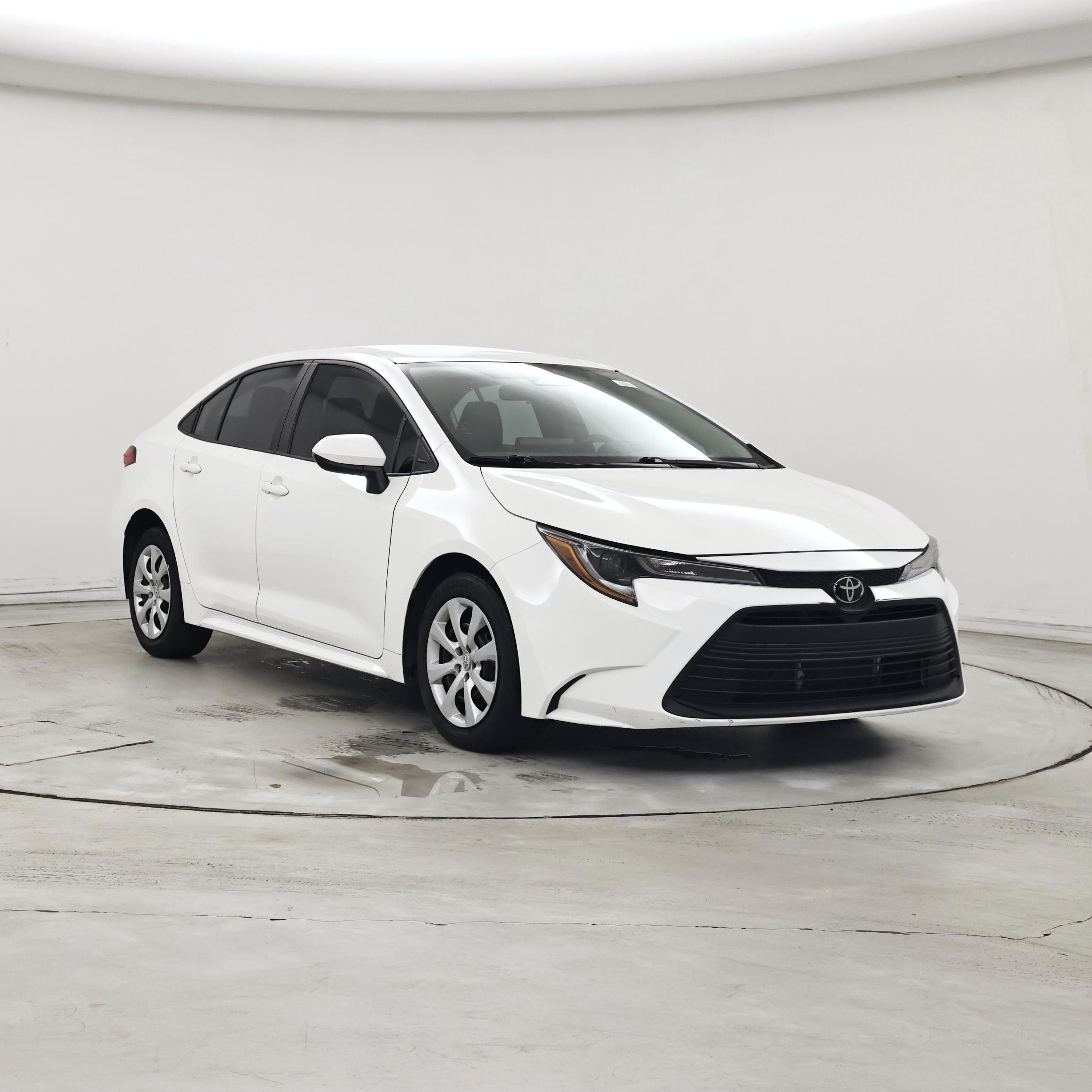 White 2024 Toyota Corolla Sedan Front-Wheel Drive Automatic