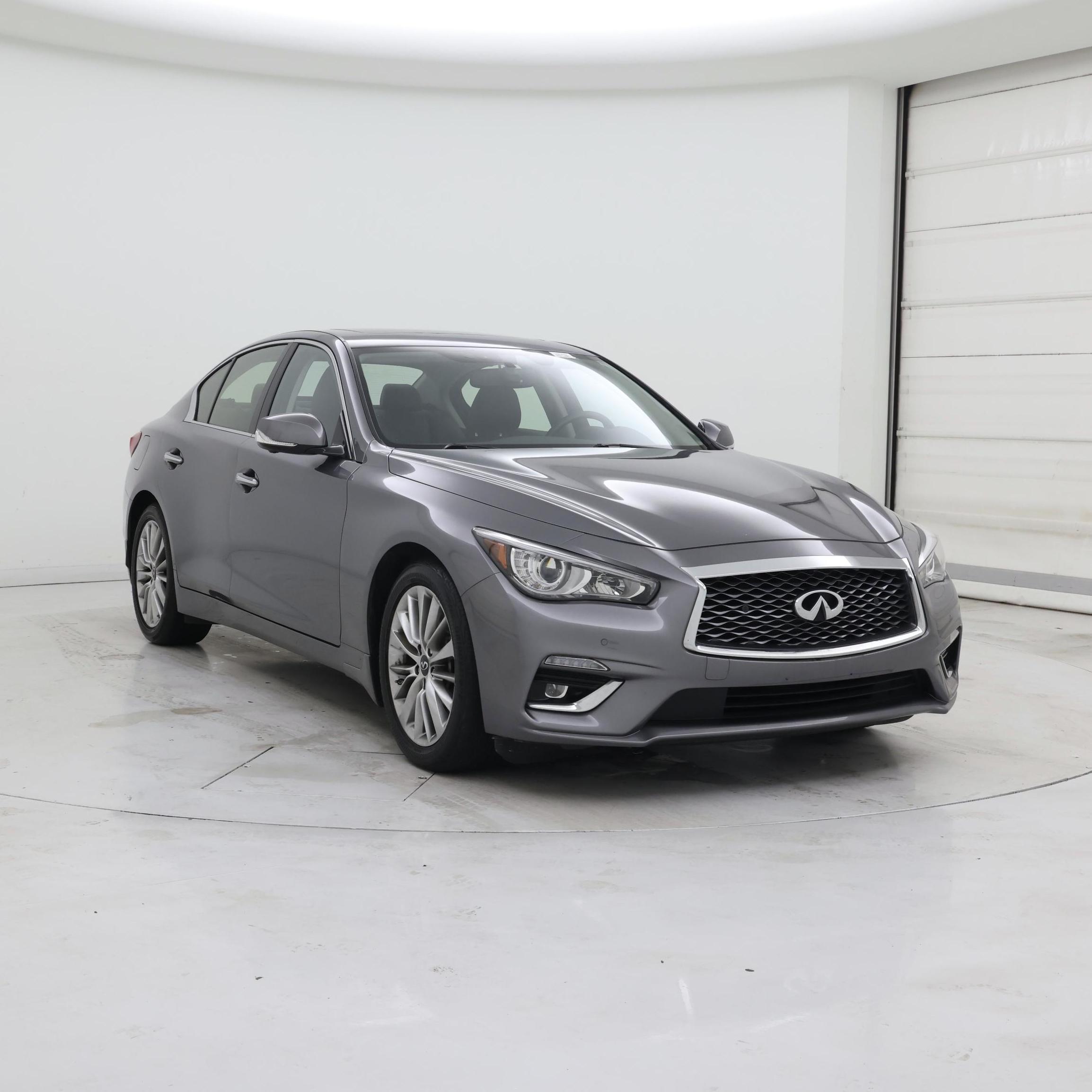 Gray 2023 INFINITI Q50 Sedan All-Wheel Drive Automatic