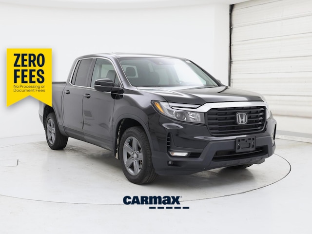 Black 2023 Honda Ridgeline Pickup Truck All-Wheel Drive Automatic
