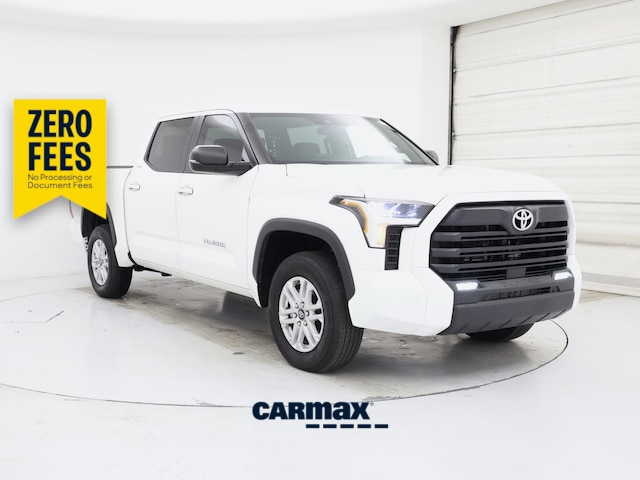 White 2025 Toyota Tundra Pickup Truck Four-Wheel Drive Automatic