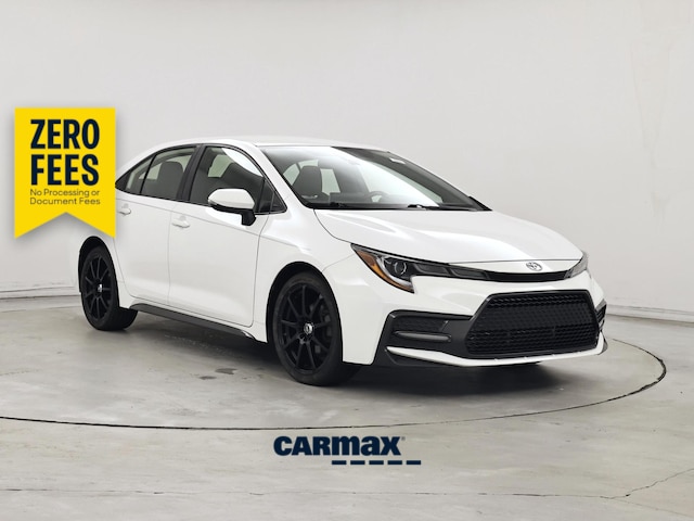 White 2021 Toyota Corolla Sedan Front-Wheel Drive Automatic