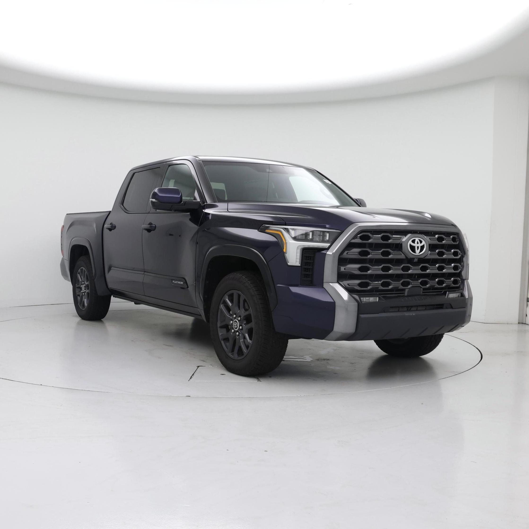 Blue 2023 Toyota Tundra Pickup Truck Four-Wheel Drive Automatic