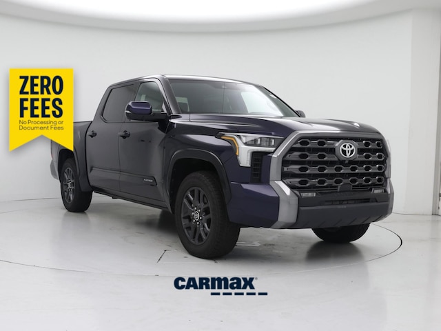 Blue 2023 Toyota Tundra Pickup Truck Four-Wheel Drive Automatic