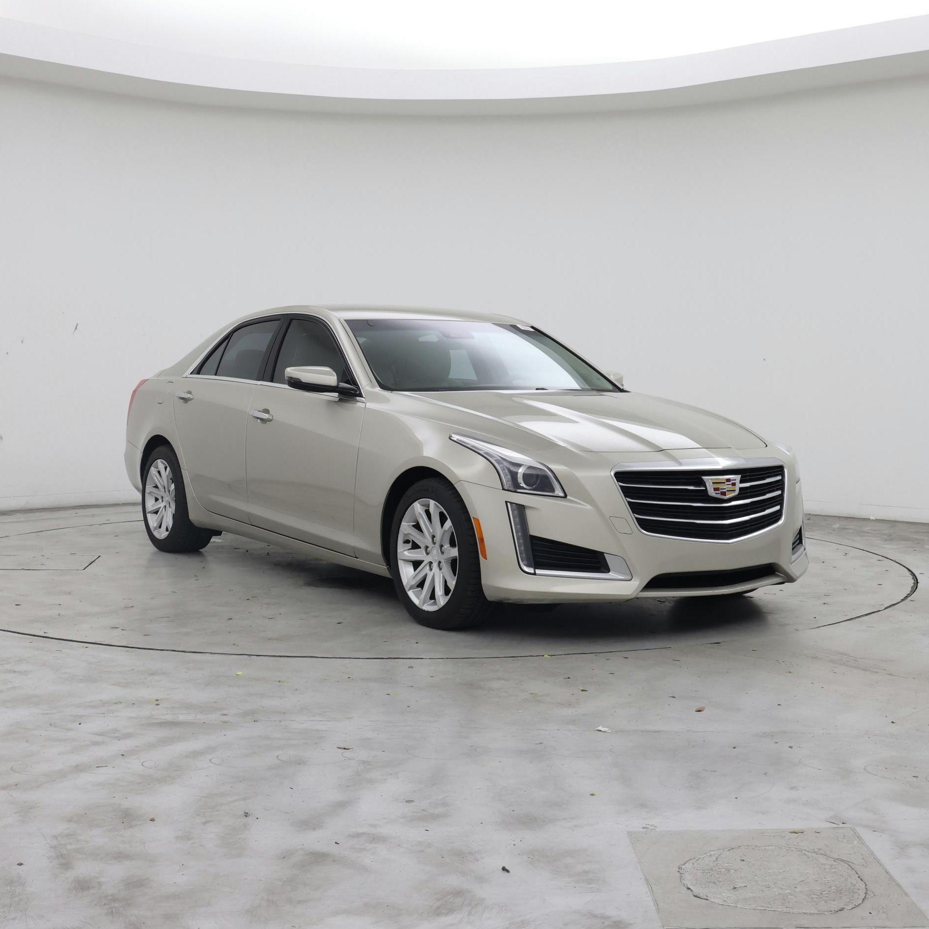 Gold 2015 Cadillac CTS Sedan Rear-Wheel Drive Automatic