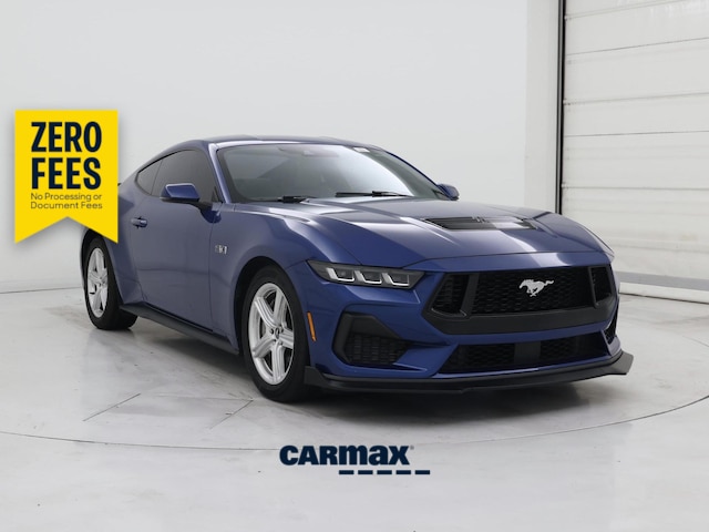 Blue 2024 Ford Mustang Coupe Rear-Wheel Drive Automatic