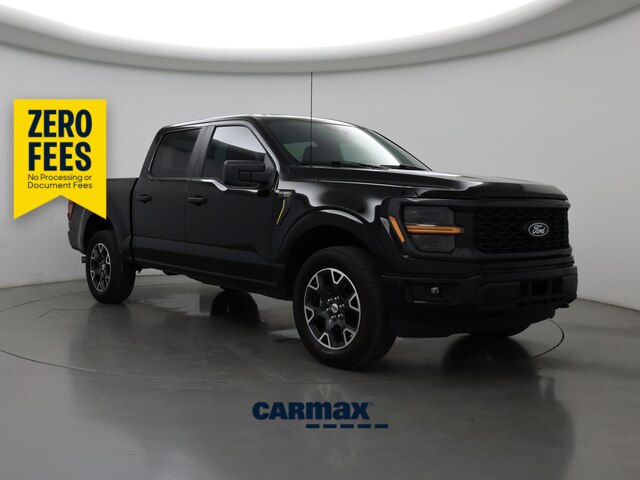 Black 2025 Ford F-150 Pickup Truck Four-Wheel Drive Automatic