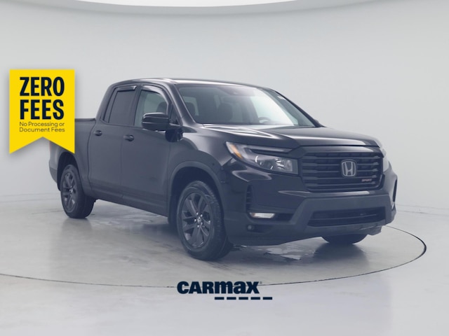 Black 2023 Honda Ridgeline Pickup Truck All-Wheel Drive Automatic