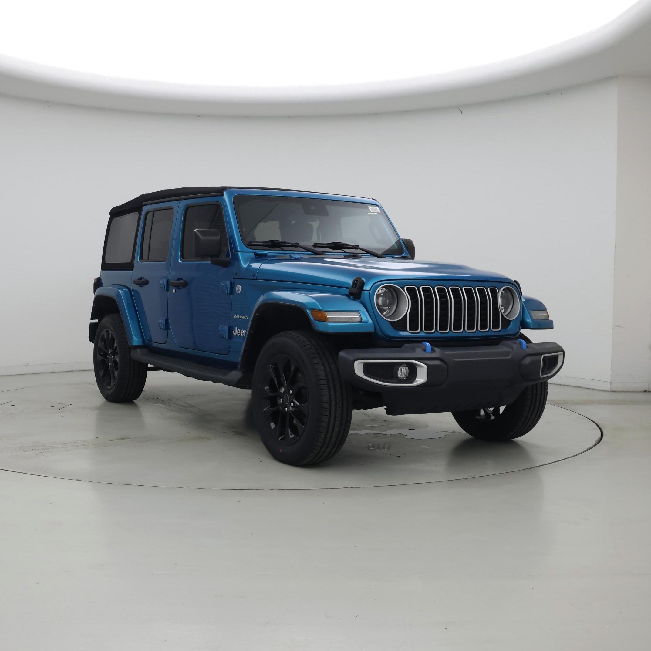 Blue 2024 Jeep Wrangler 4xe SUV / Crossover Four-Wheel Drive Automatic