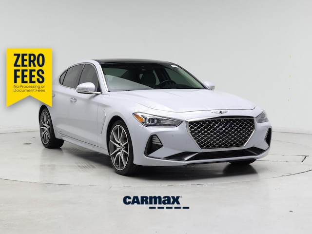 Silver 2021 Genesis G70 Sedan Rear-Wheel Drive Automatic