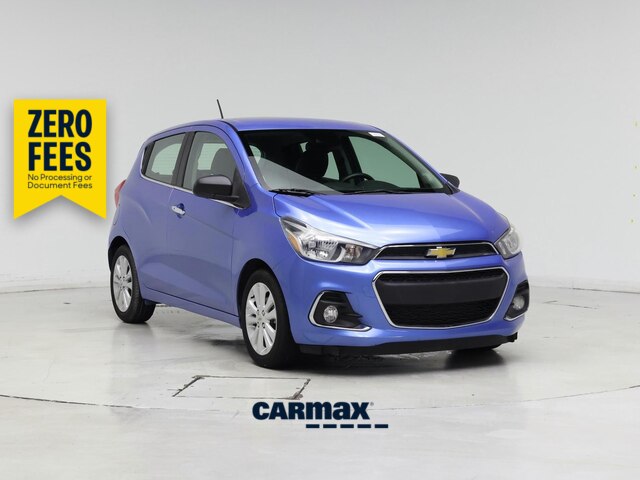 Blue 2018 Chevrolet Spark Hatchback Front-Wheel Drive Automatic