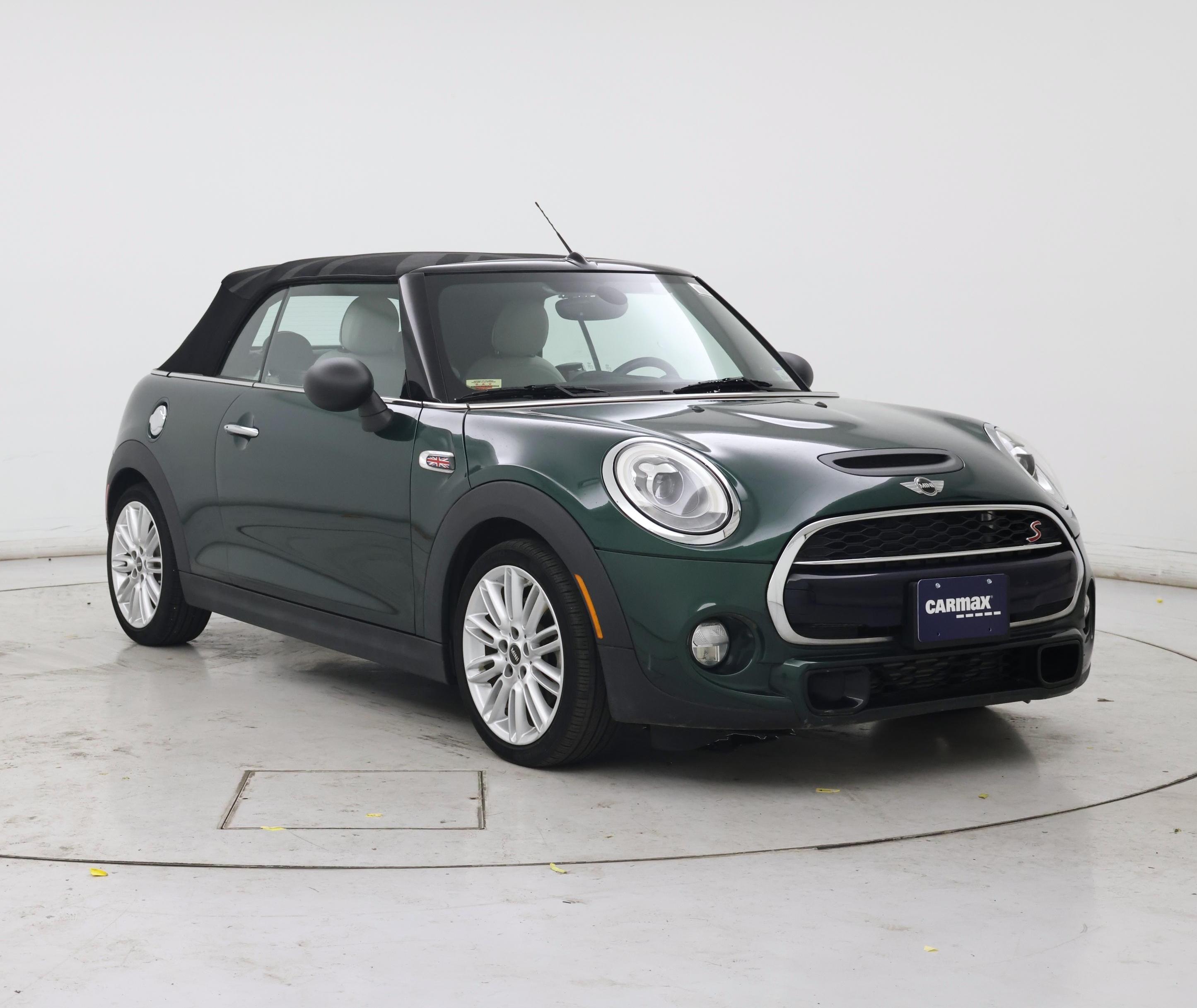 Green 2017 MINI Cooper Convertible Front-Wheel Drive Automatic
