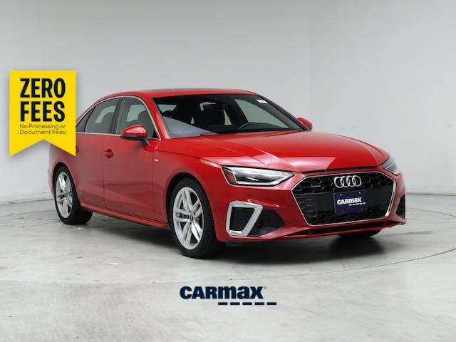 Red 2024 Audi A4 Sedan All-Wheel Drive Automatic