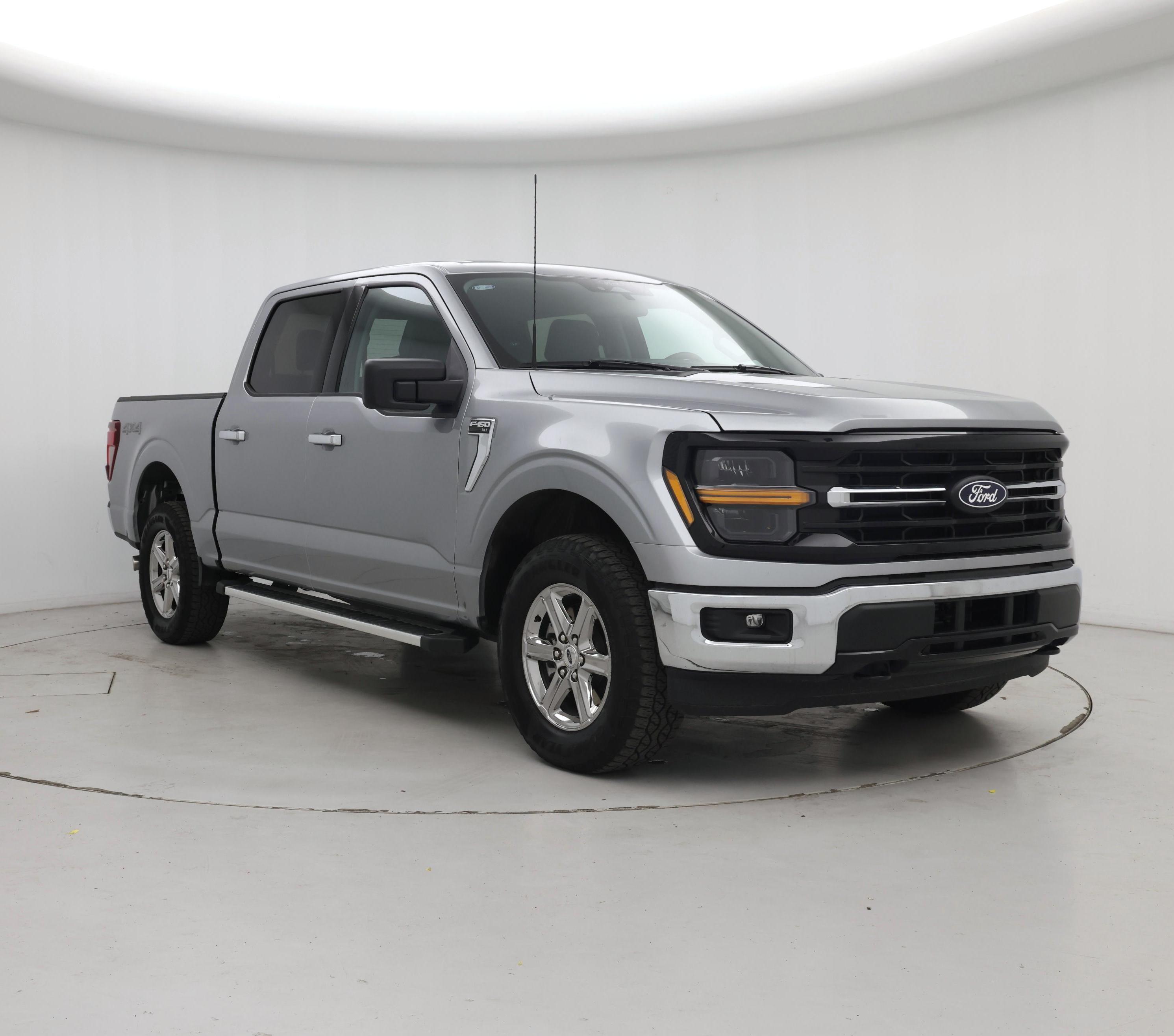Silver 2025 Ford F-150 Pickup Truck Four-Wheel Drive Automatic