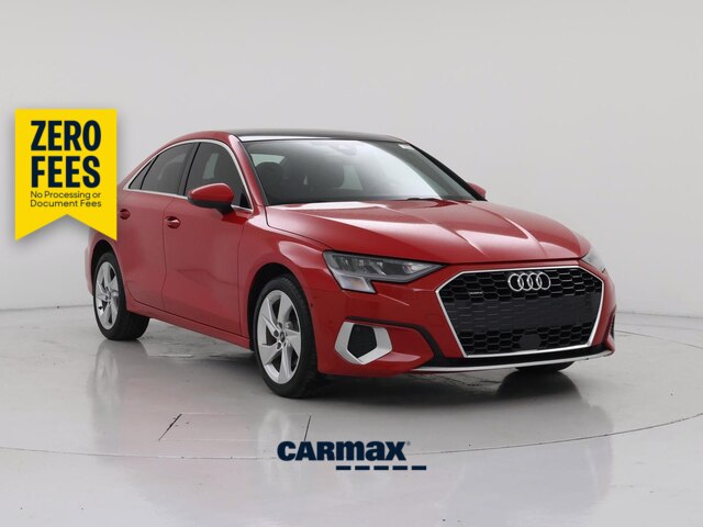 Red 2022 Audi A3 Sedan All-Wheel Drive Automatic