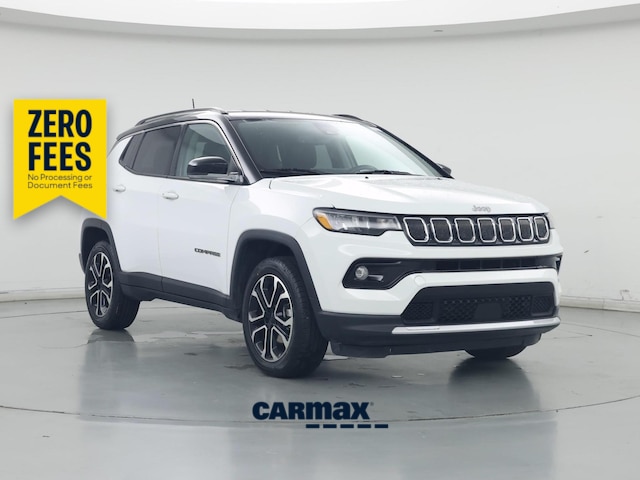 White 2022 Jeep Compass SUV / Crossover Four-Wheel Drive Automatic