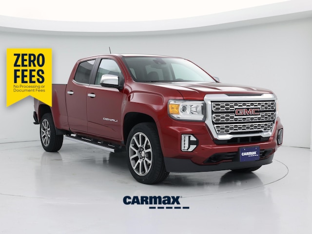 Red 2022 GMC Canyon Pickup Truck Four-Wheel Drive Automatic