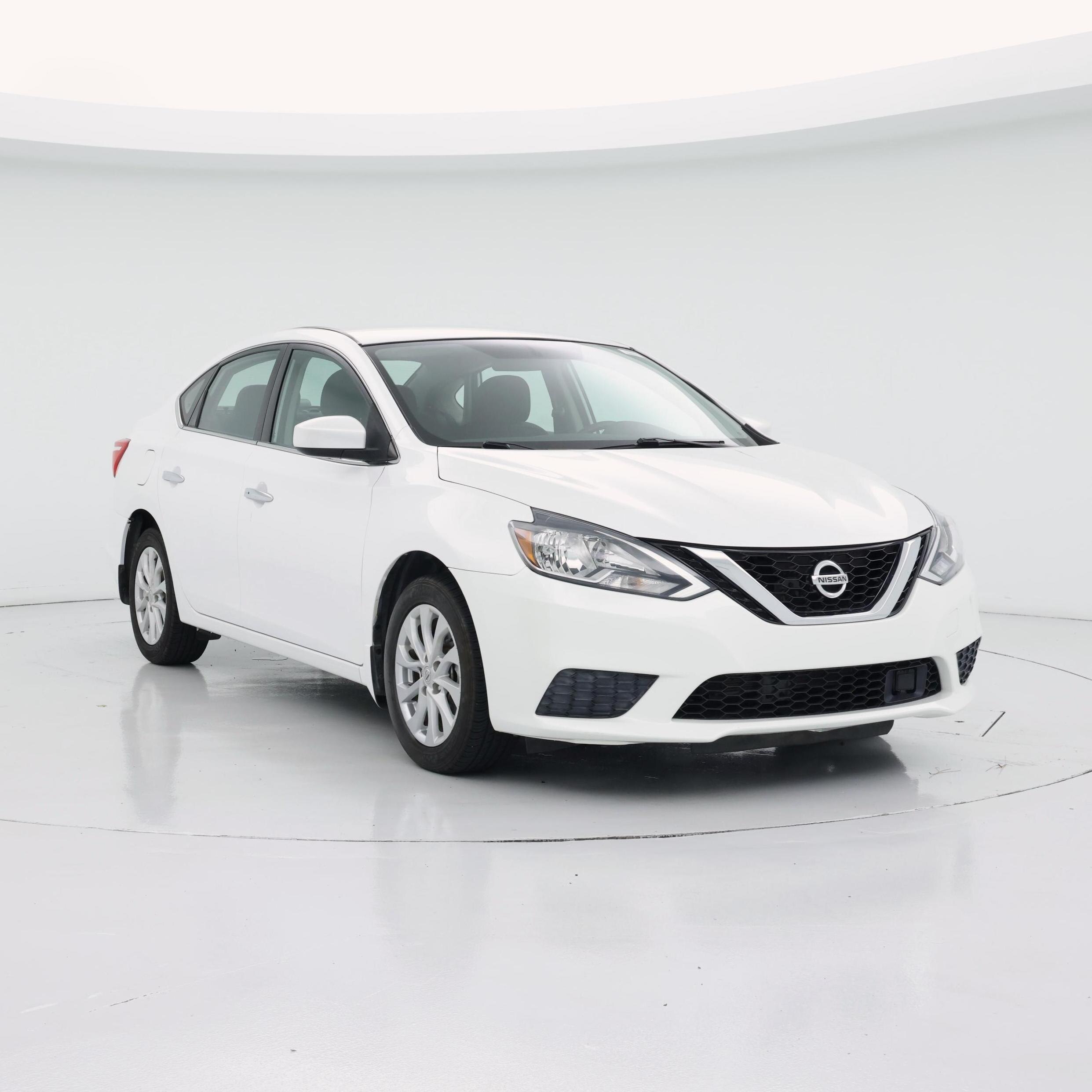 White 2018 Nissan Sentra Sedan Front-Wheel Drive Automatic