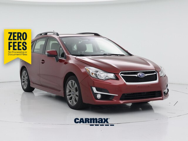 Red 2016 Subaru Impreza Hatchback All-Wheel Drive Automatic