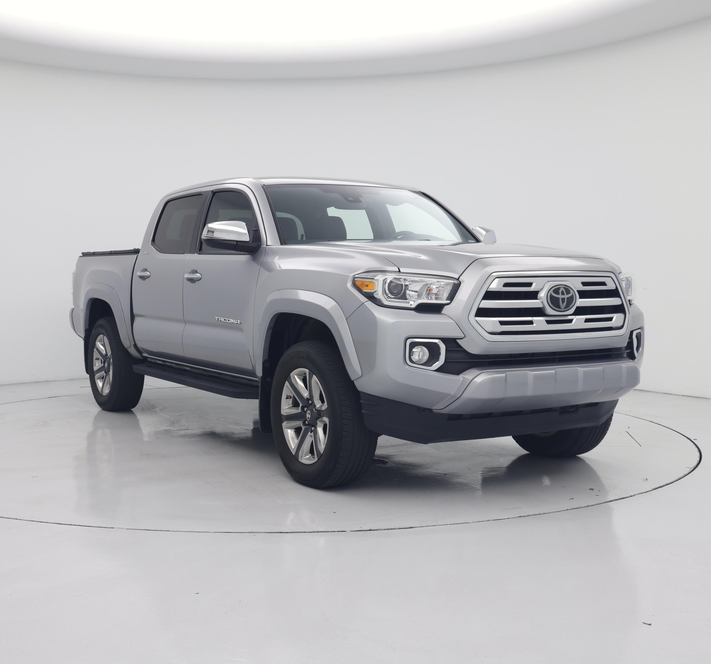 Silver 2018 Toyota Tacoma Pickup Truck Four-Wheel Drive Automatic