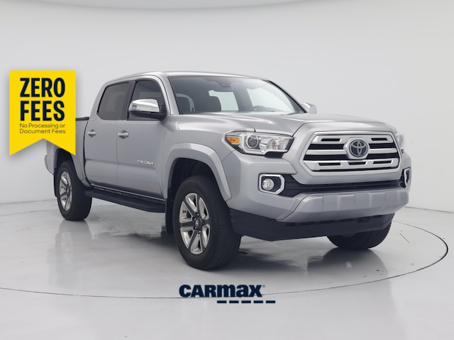 Silver 2018 Toyota Tacoma Pickup Truck Four-Wheel Drive Automatic