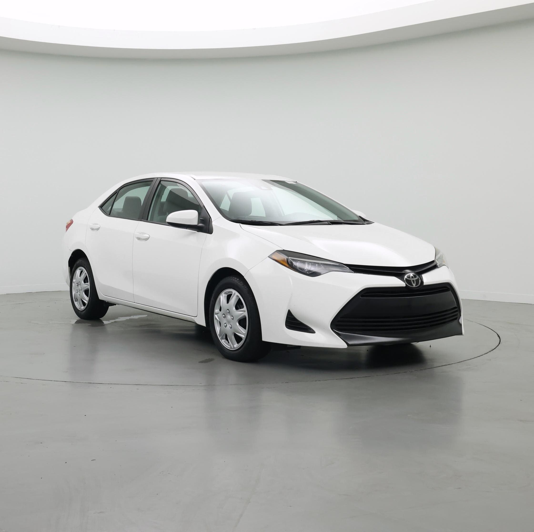 White 2019 Toyota Corolla Sedan Front-Wheel Drive Automatic