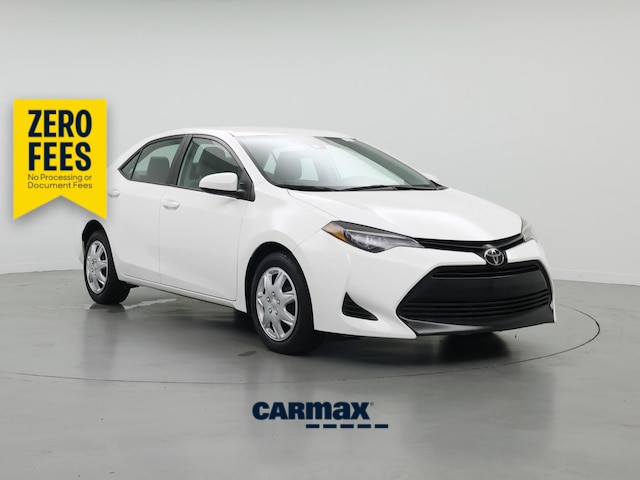White 2019 Toyota Corolla Sedan Front-Wheel Drive Automatic