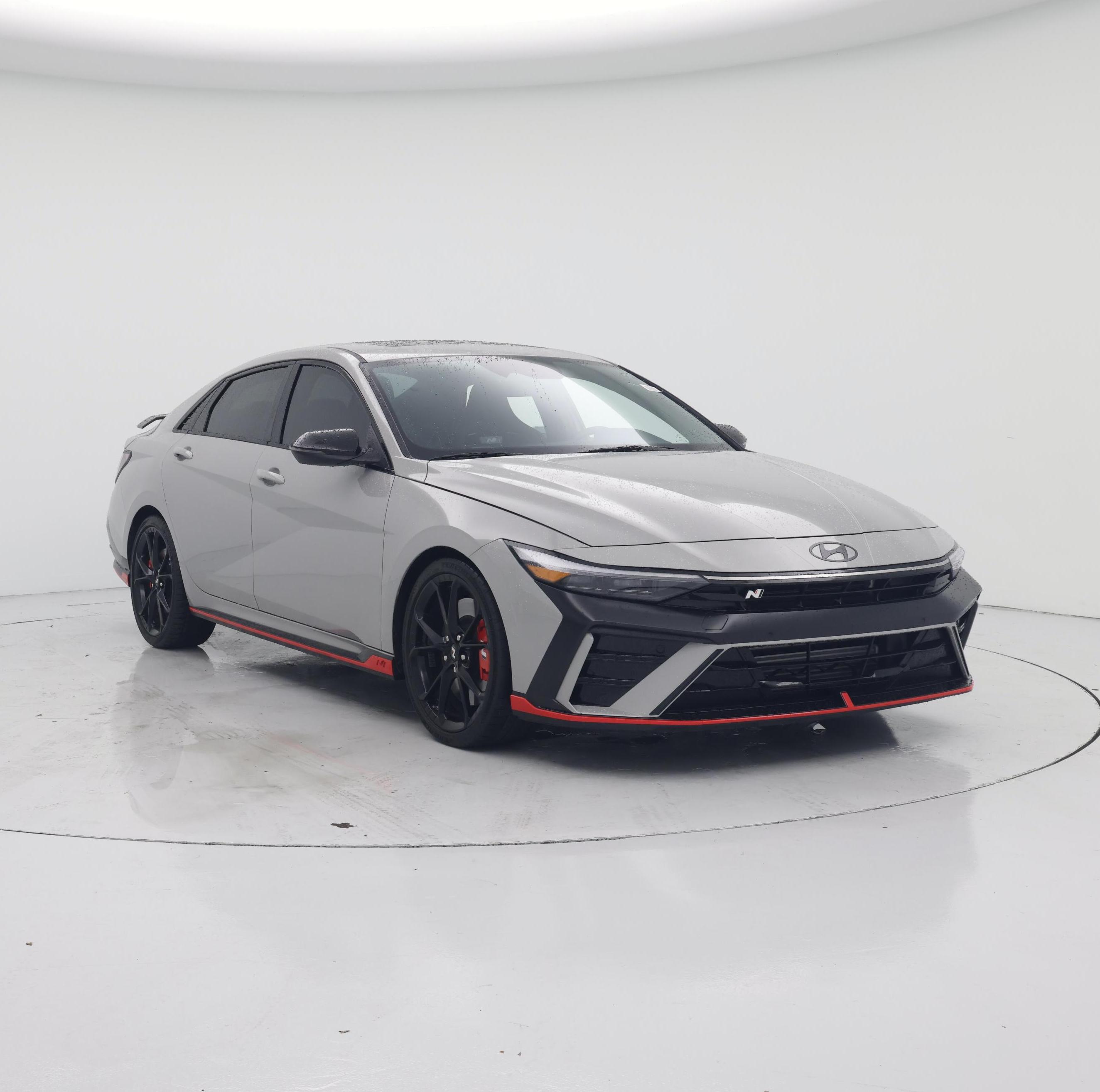 Gray 2025 Hyundai Elantra N Sedan Front-Wheel Drive Automatic