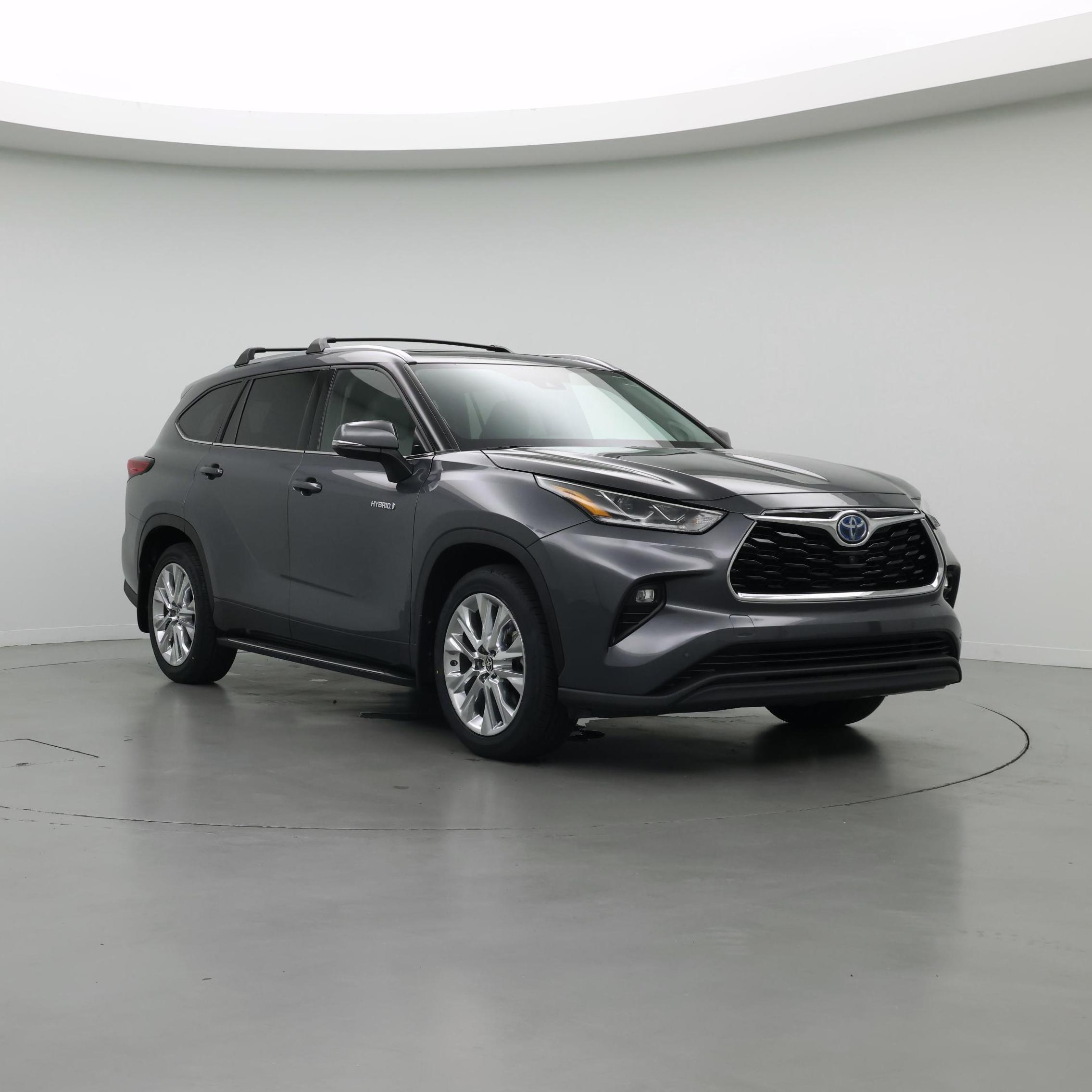 Gray 2021 Toyota Highlander Hybrid SUV / Crossover Front-Wheel Drive Automatic
